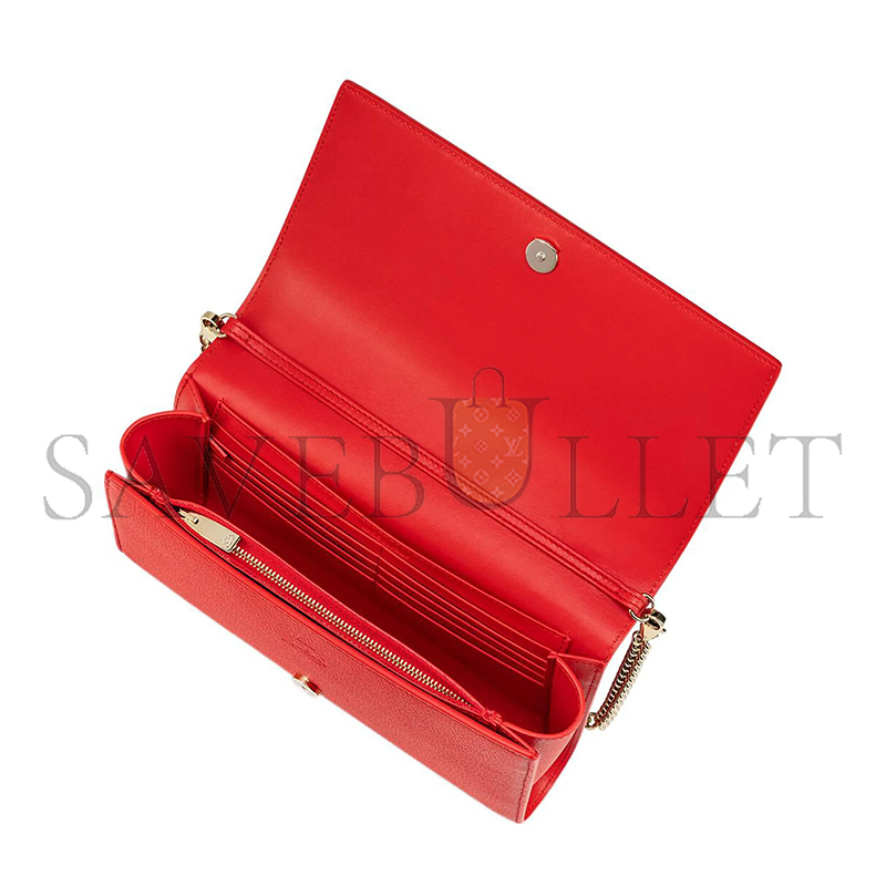 Chr1st1an louboutin paloma clutch grained calf leather and spikes 1175018r297 (23*14.5*5cm)
